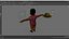Modello 3D stilizzato low-poly di Melvin, con rigging.