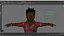 Modello 3D stilizzato low-poly di Melvin, con rigging.