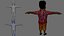 Modello 3D stilizzato low-poly di Melvin, con rigging.