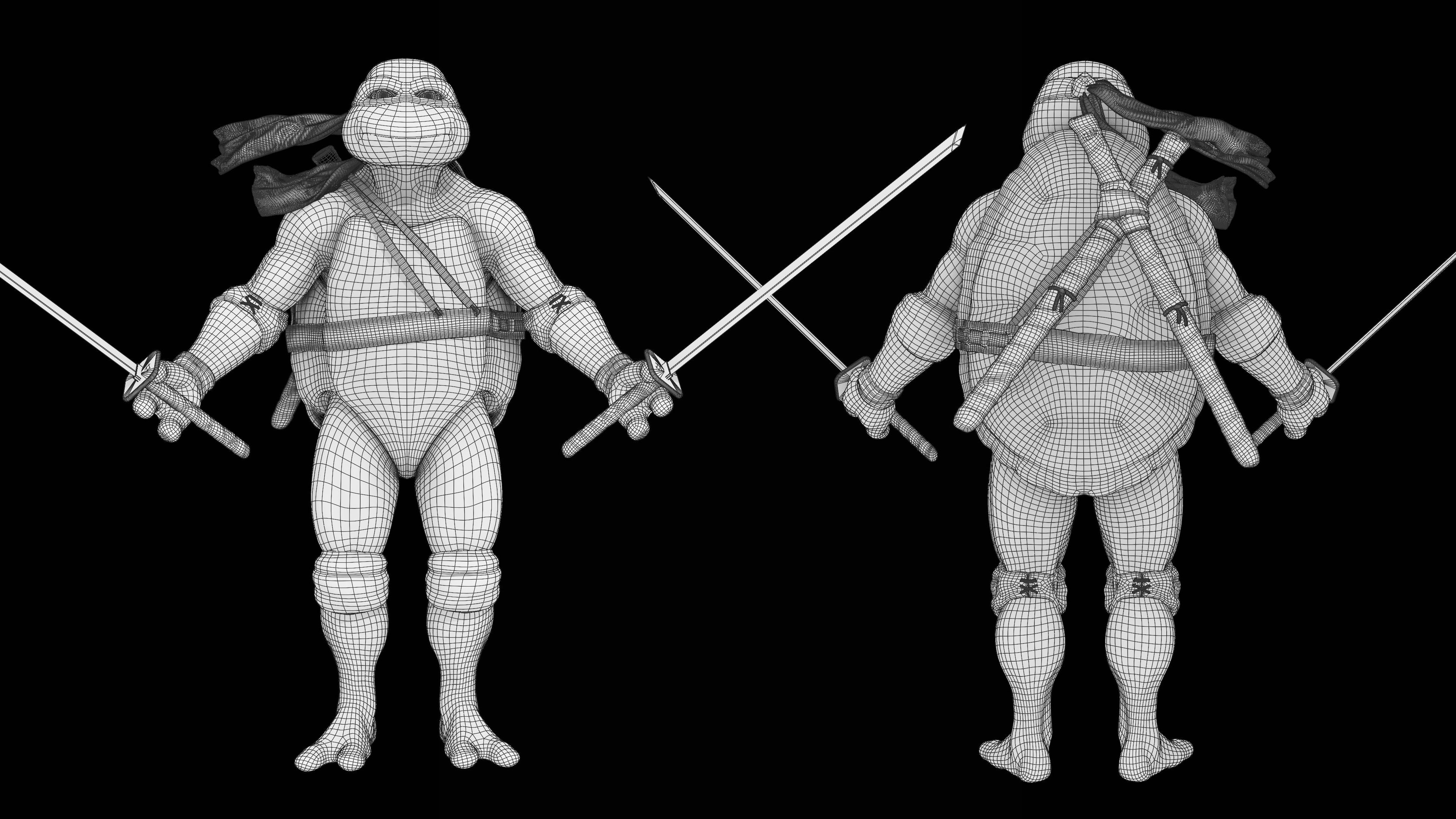 Teenage Mutant Ninja Turtles Evolution Leonardo 3 Pack Set 1984 1988 2012
