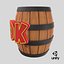 DK Barrel - Donkey Kong Assets