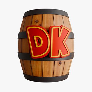 DK Barrel - Donkey Kong Assets