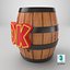 DK Barrel - Donkey Kong Assets