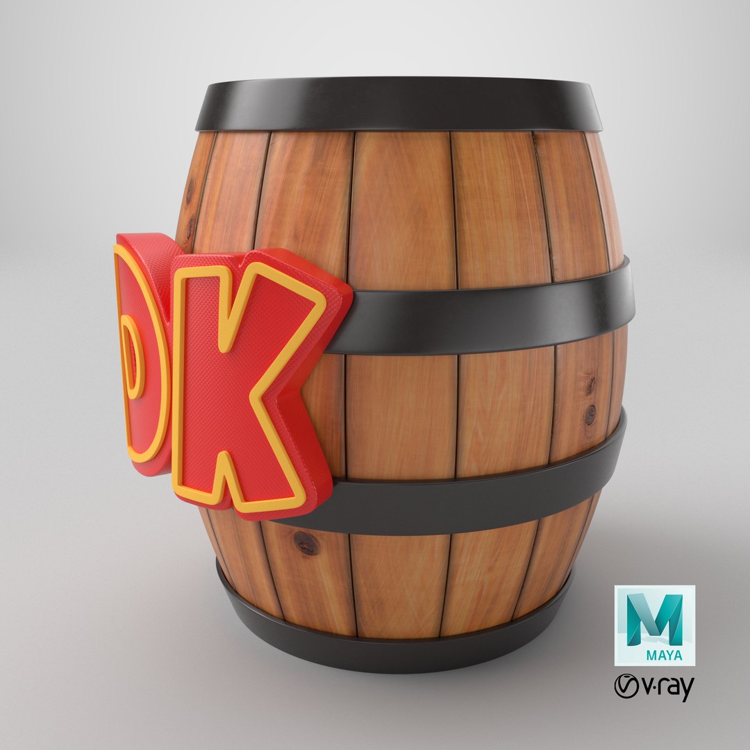 3D dk barrel - donkey kong https://p.turbosquid.com/ts-thumb/mq/nZqyvS/SE/stemcell_maya_vray_render/png/1719320605/1920x1080/fit_q87/33b764d2bd1769d8a1bad505c1dec11478aa5719/stemcell_maya_vray_render.jpg