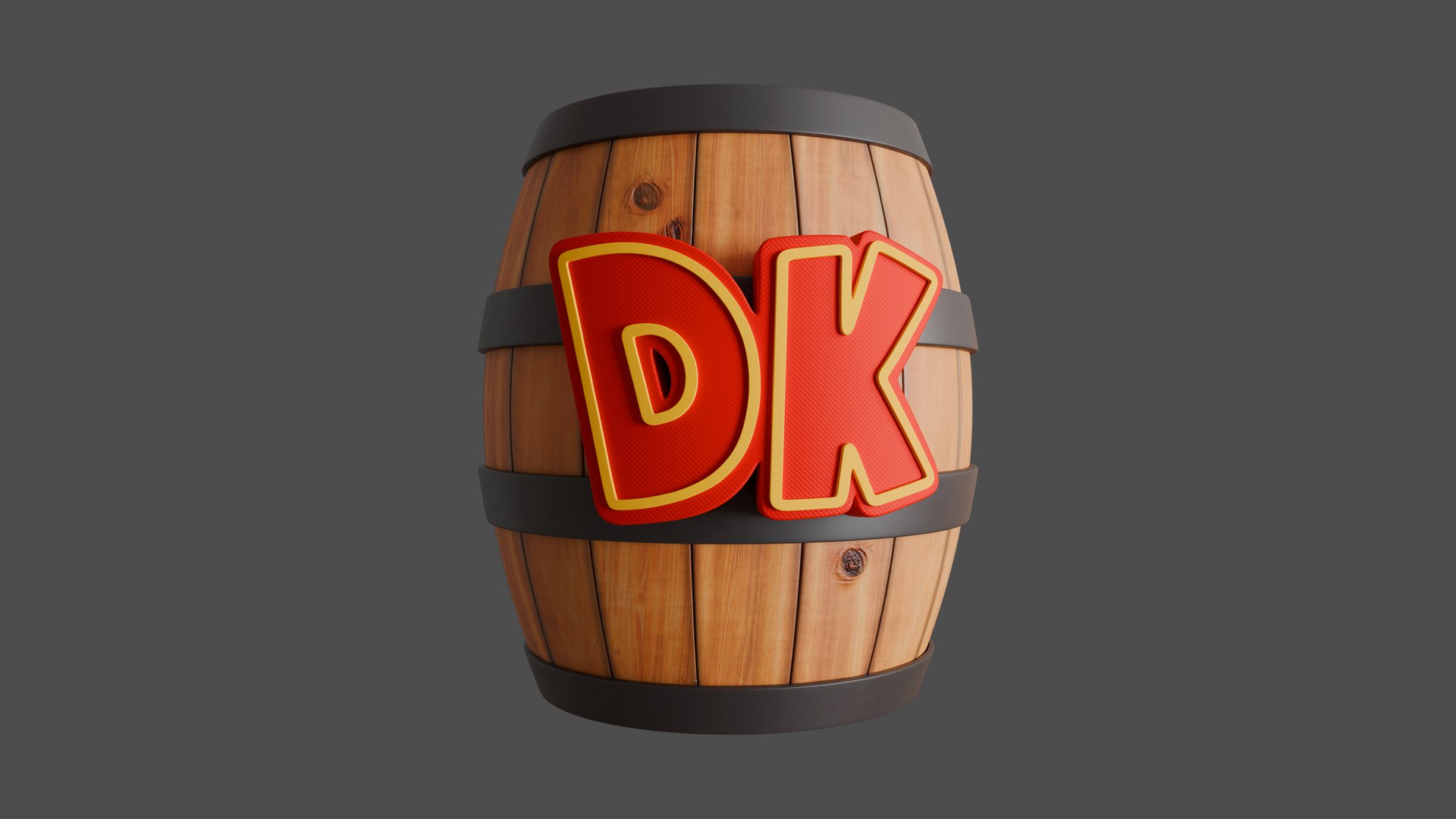 DKバレル-ドンキーコングアセット3Dモデル - TurboSquid 1536818