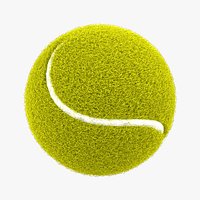 Tennis Ball with Hairs
