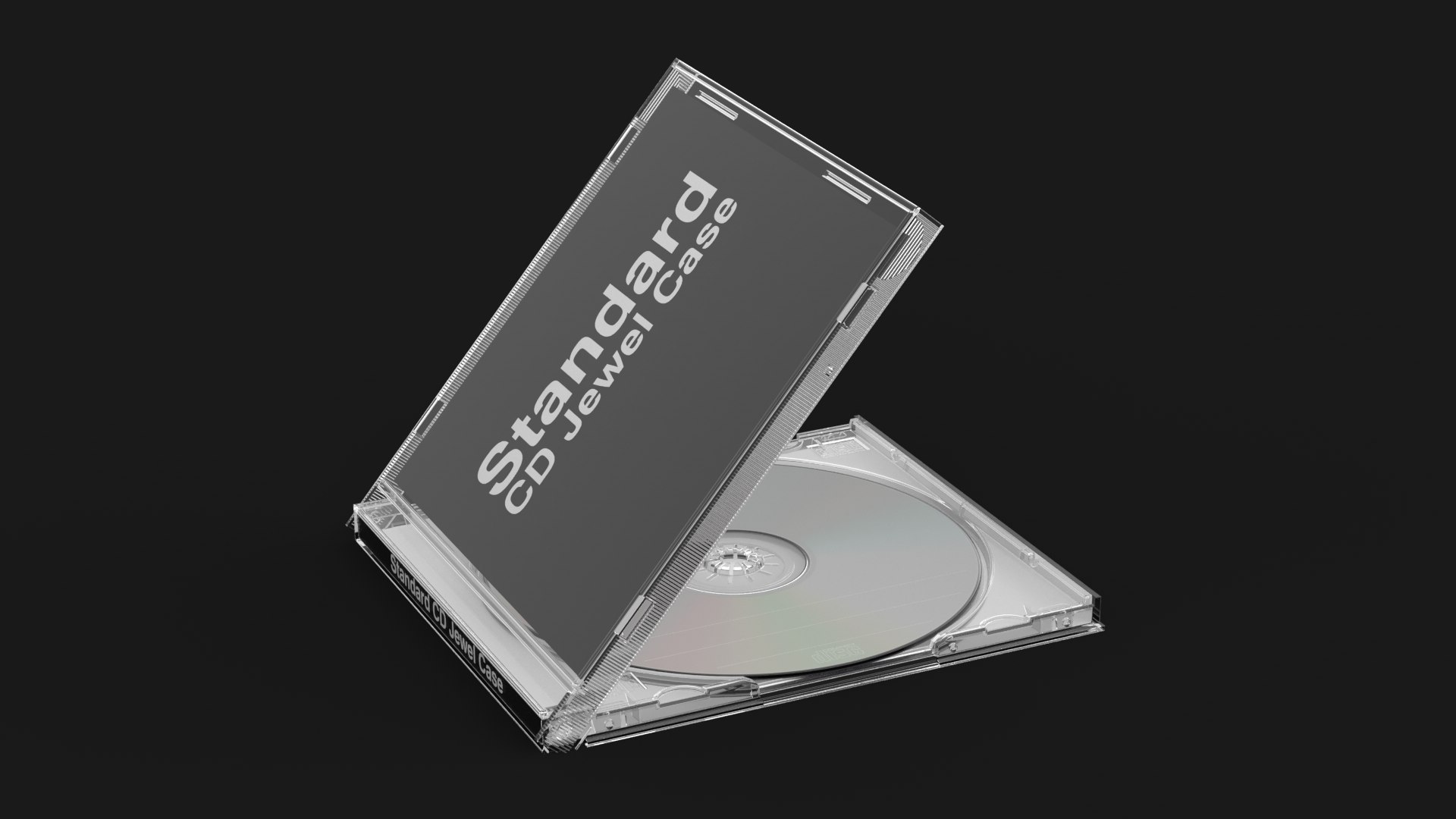 3D Standard CD Jewel Case A model TurboSquid 2175405