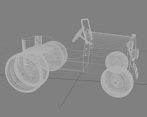 red pedal car lwo