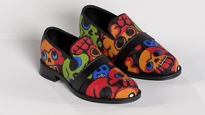 3D Man skull Loafers - Valentine gift free