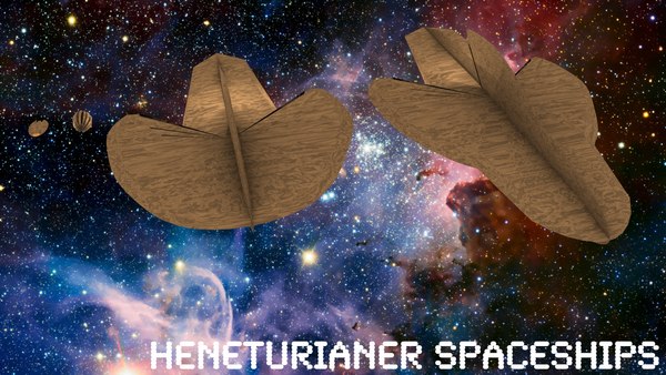 heneturianer spaceships ship 3d 3ds