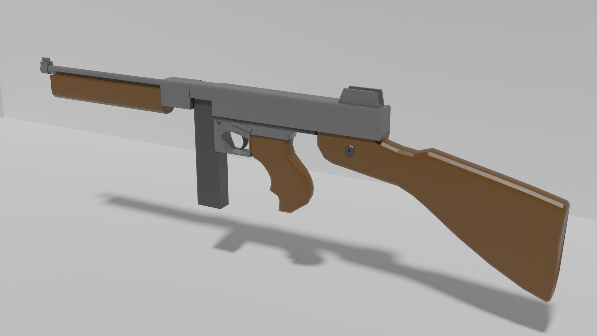 Free Low Poly Thompson Model - TurboSquid 2415340