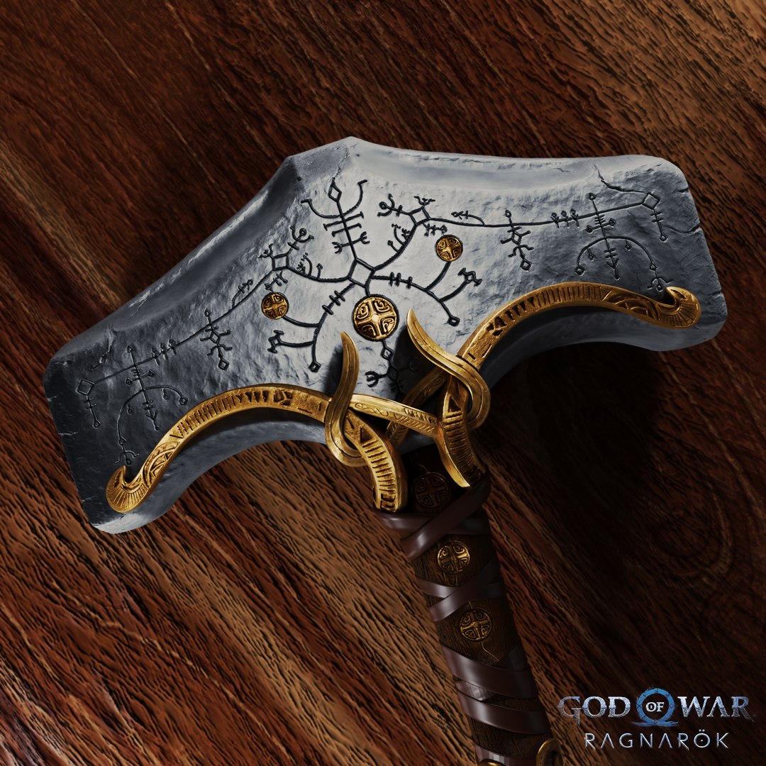 CO3D - Mjolnir - Thor God of War Ragnarok