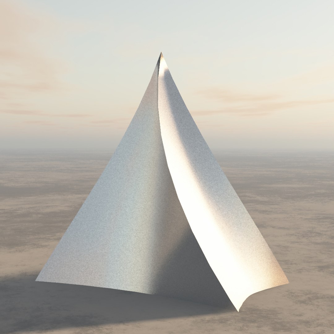 Twisted Pyramid Futuristic Building 3D - TurboSquid 1439578
