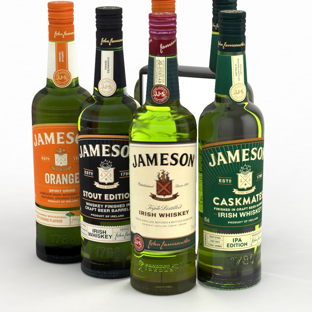 Jameson Irish Whiskey 700ml 2018-2022 Collection 3D Model - TurboSquid  1844753