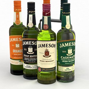 Jameson Irish Whiskey 700ml 2018-2022 Collection 3D model