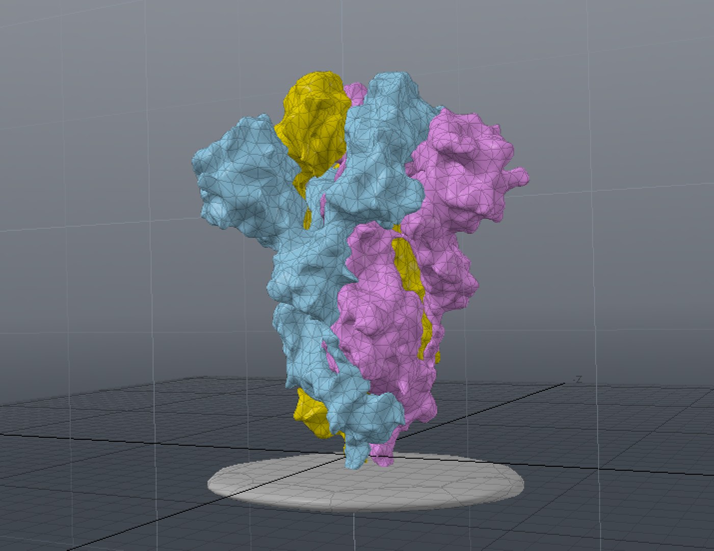 Sars-cov-2 Spike Protein 3D Model - TurboSquid 1536792