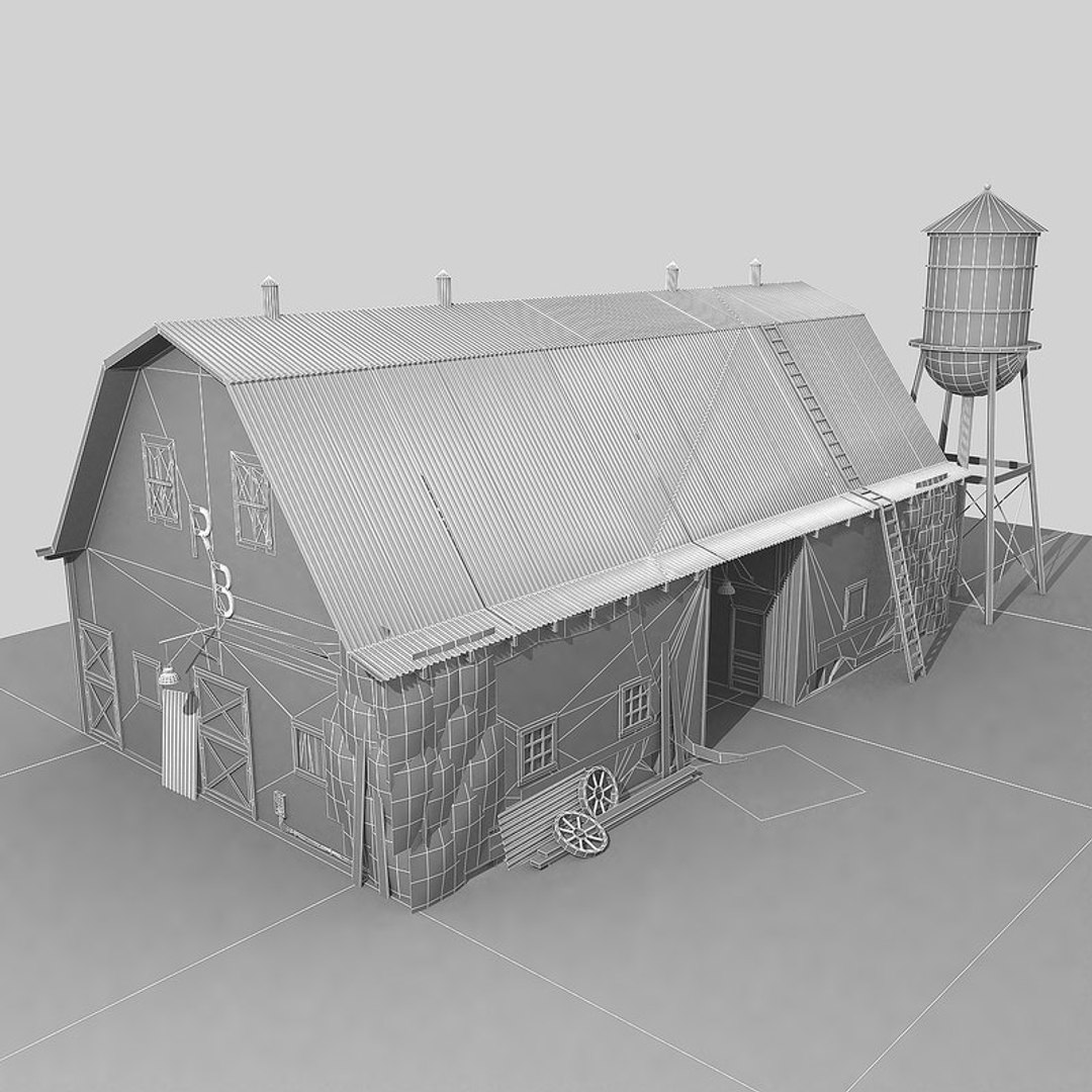 Photorealistic Barns 3D - TurboSquid 1274989