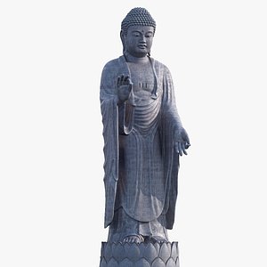 3D Ushiku Daibutsu Buddha Scan 3D Model