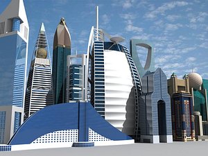 Dubai skyscrapers