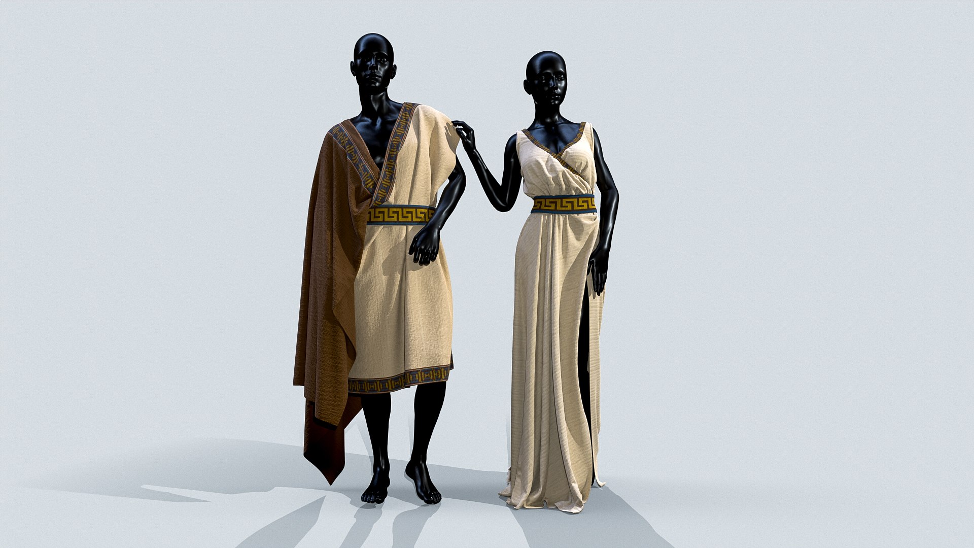 Ancient Greece Man And Woman Model - TurboSquid 2248265