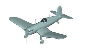 Vought F4U Corsair 3D model