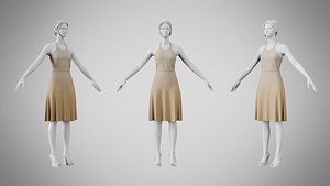 Dress 22 Grullo 3D