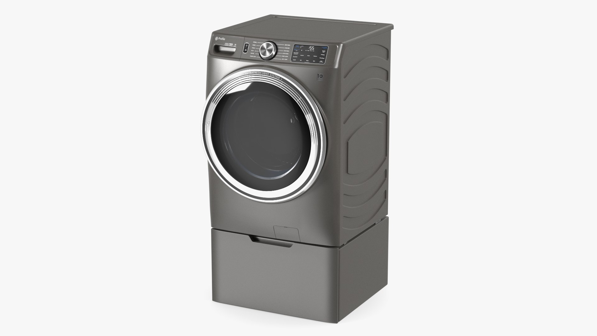 Washer Profile Grey 3D model preview