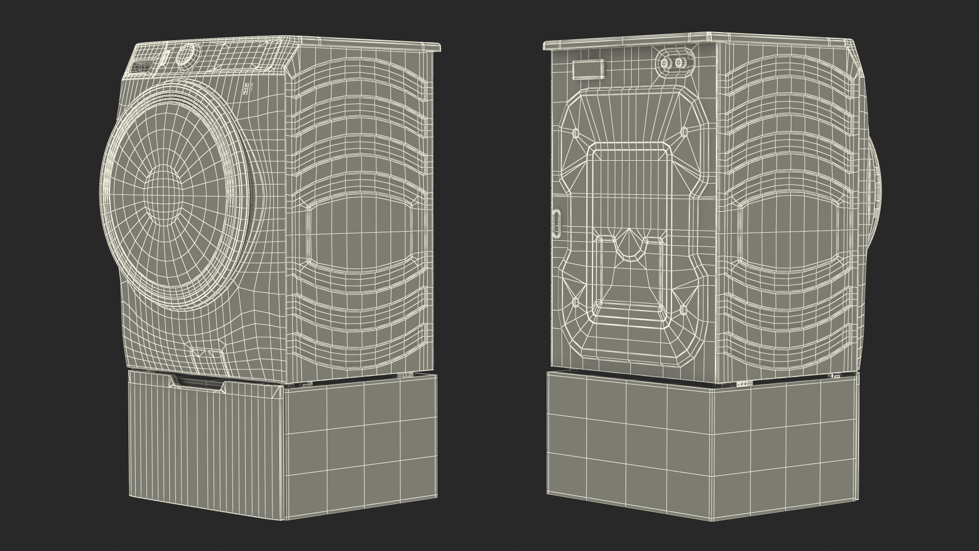 3D model Washer Profile Grey - TurboSquid 2177516