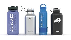 3D Water Bottle Collection model