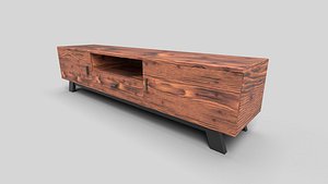 TV Rack N75 3D model