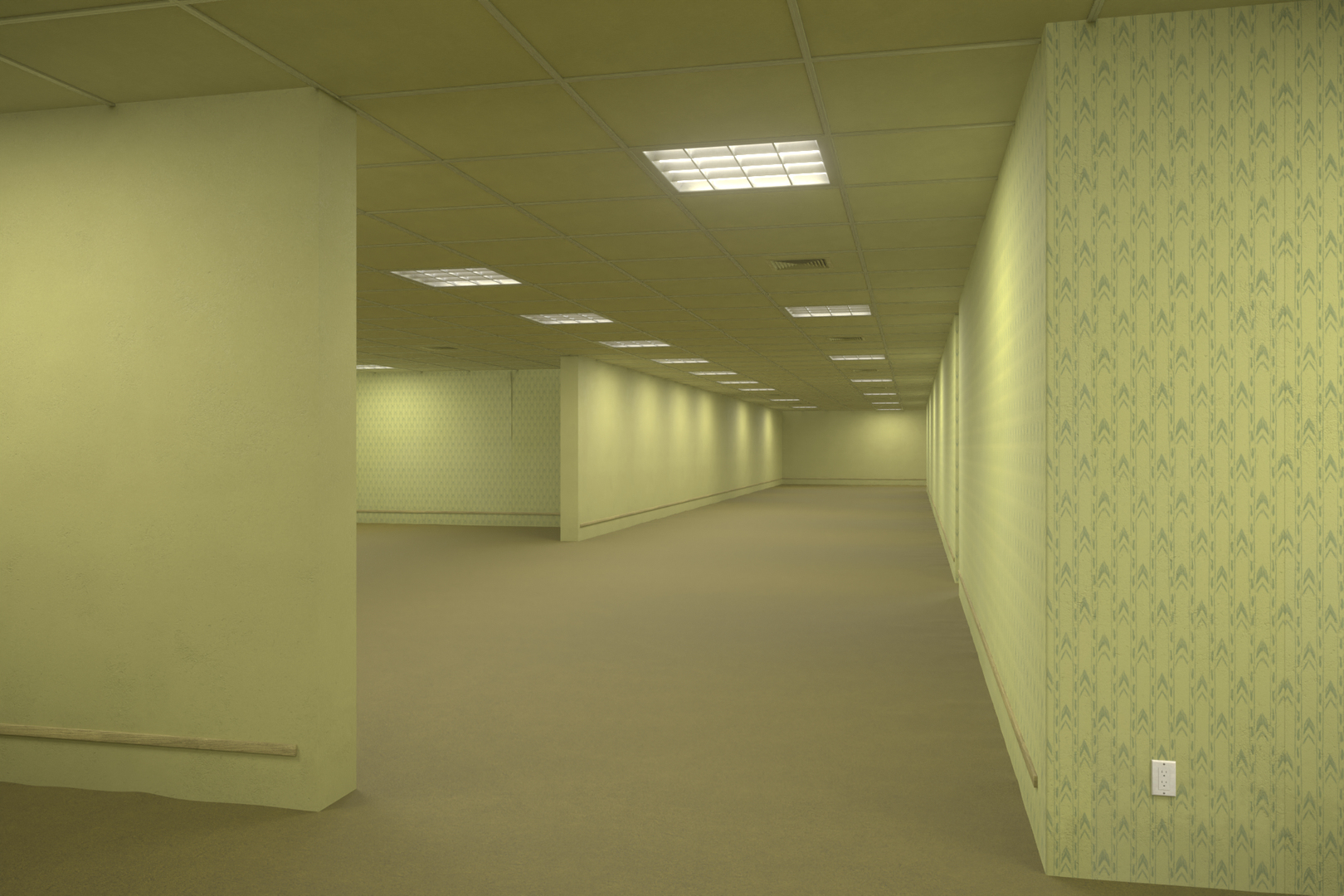 Backrooms level 870 (Lean level) - Download Free 3D model by timmy