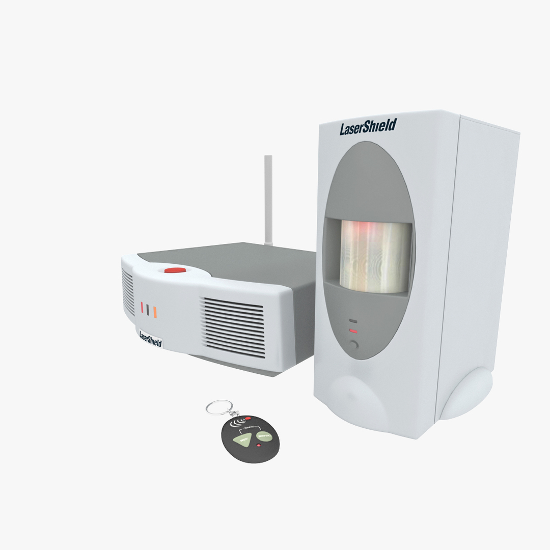 Lasershield Instant Security System home security lasershield set 3d model