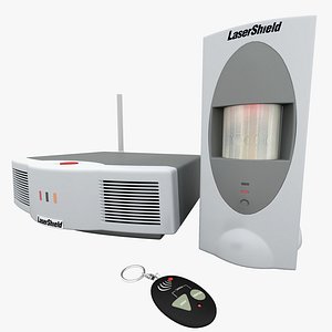 home security lasershield set 3d model