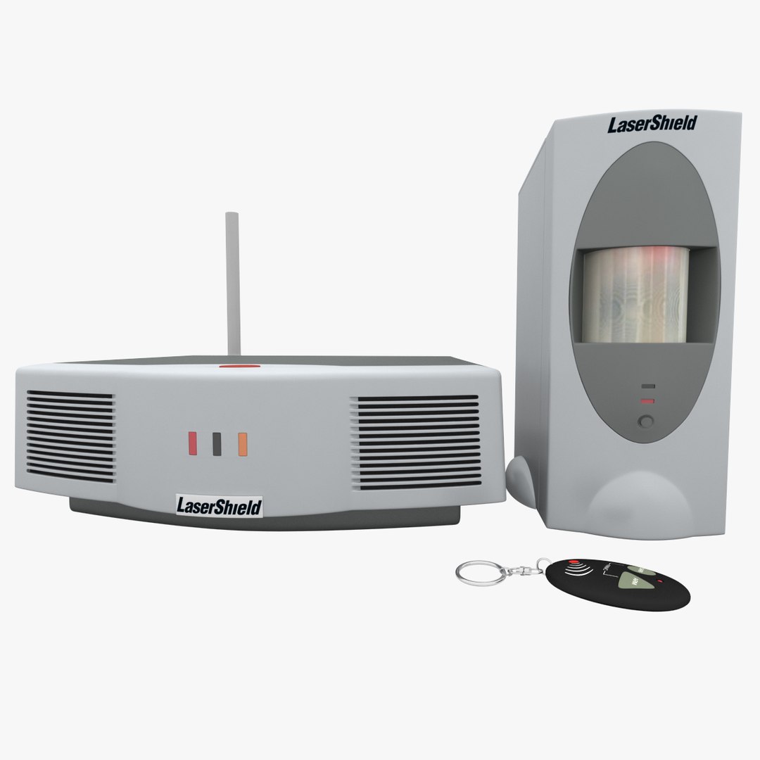 Lasershield Instant Security System home security lasershield set 3d model