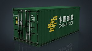 china post container 3D