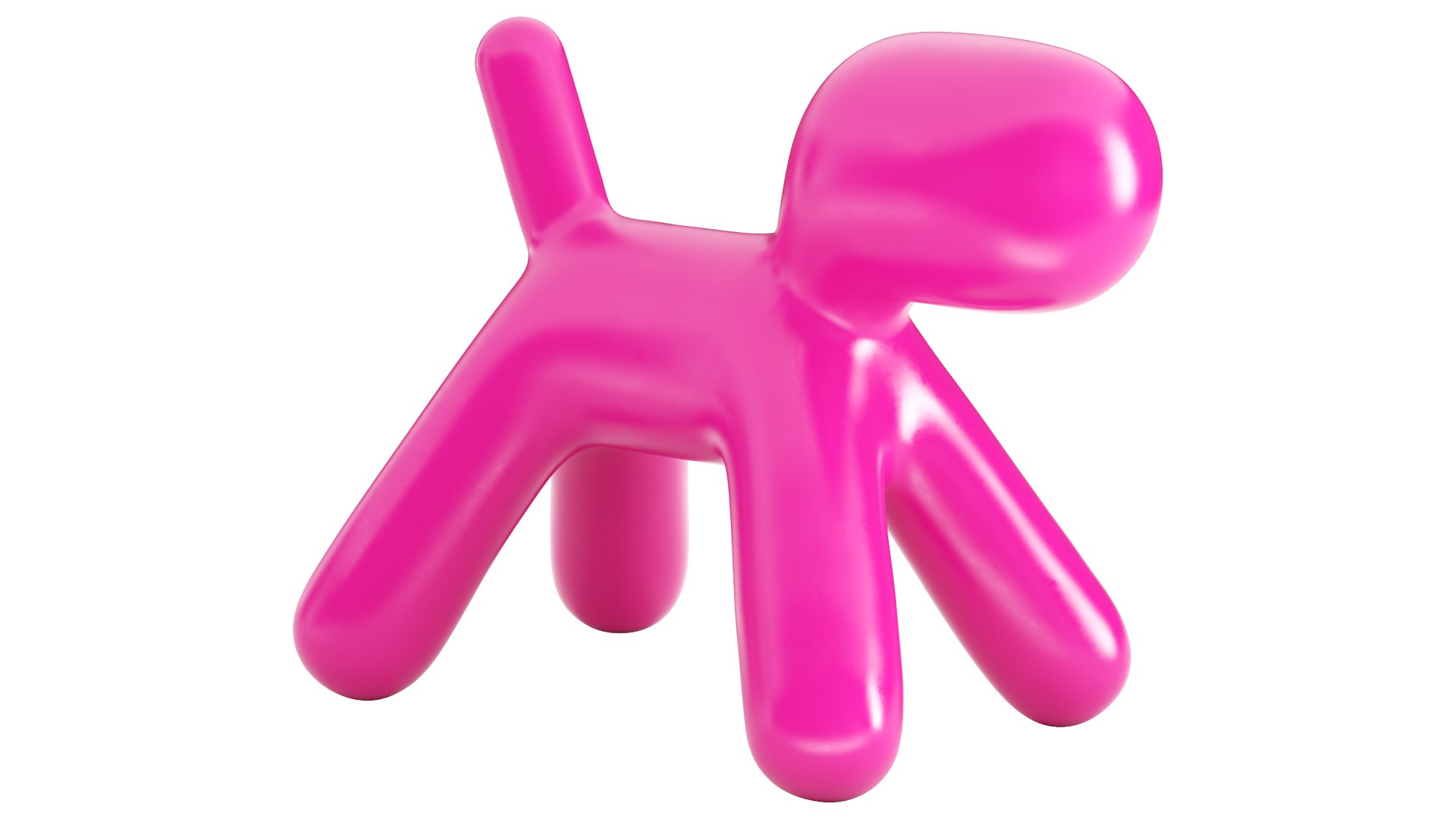 3D Deep Pink Animals Figurines - TurboSquid 2223738