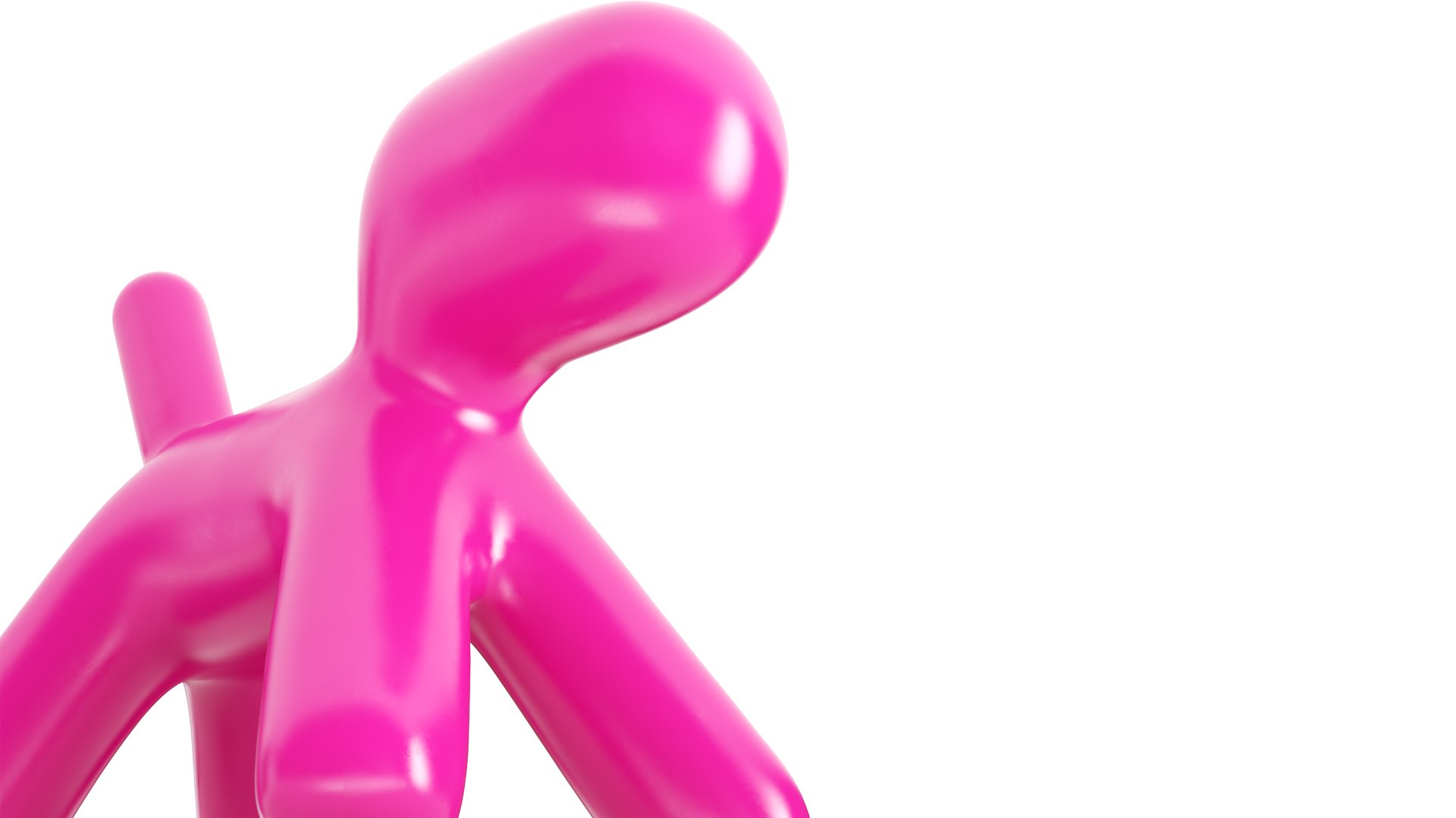 3D Deep Pink Animals Figurines - TurboSquid 2223738