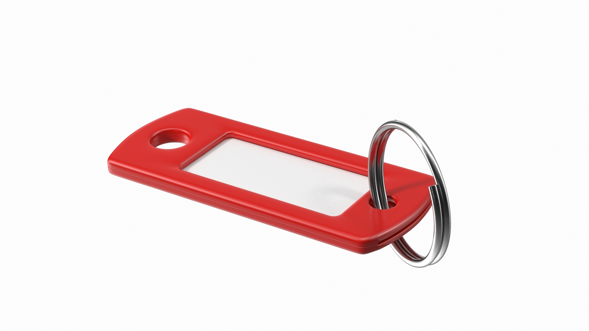 Key ring with 0,50 € chip for shopping cart, PS plastic (IP14056142) -  Promotionway