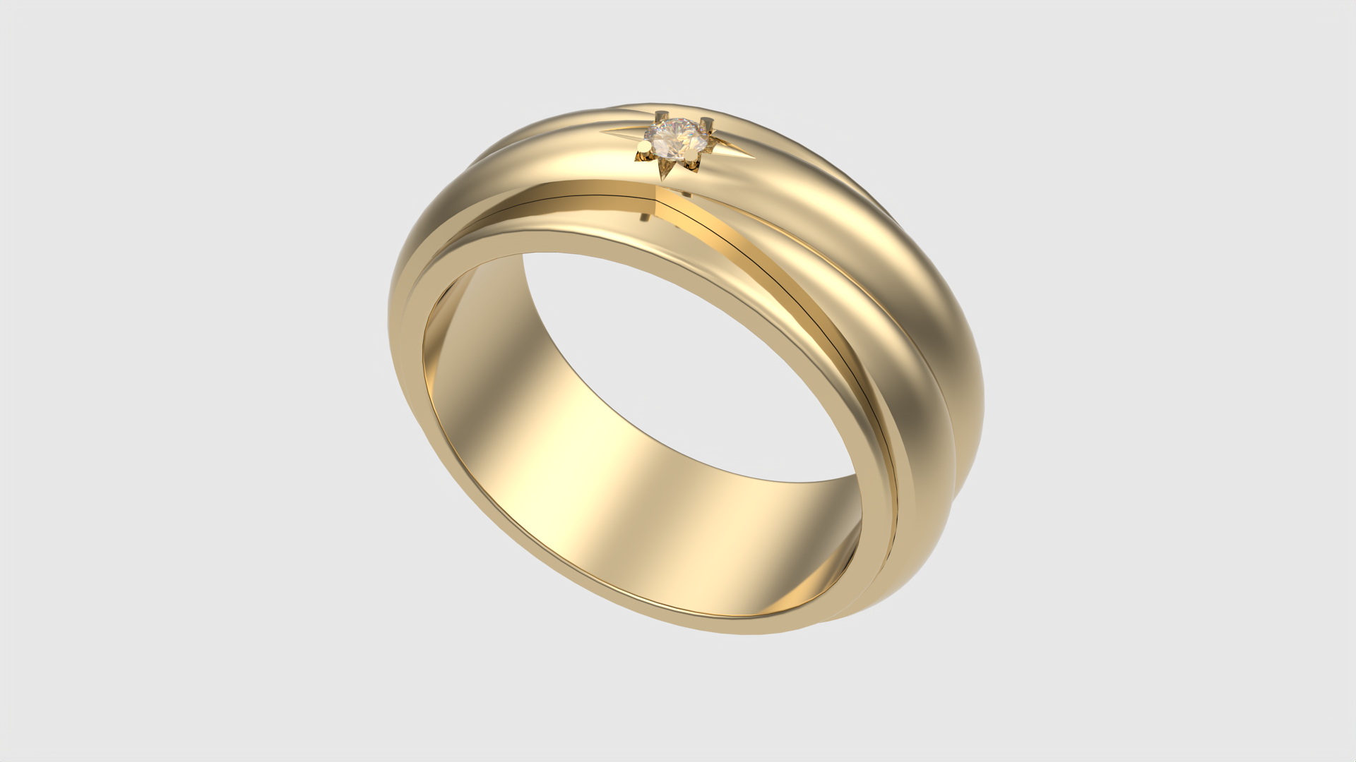 3D Single Stone Bold Design Ring JDBCo Model - TurboSquid 2346434