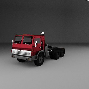 3D kamaz truck
