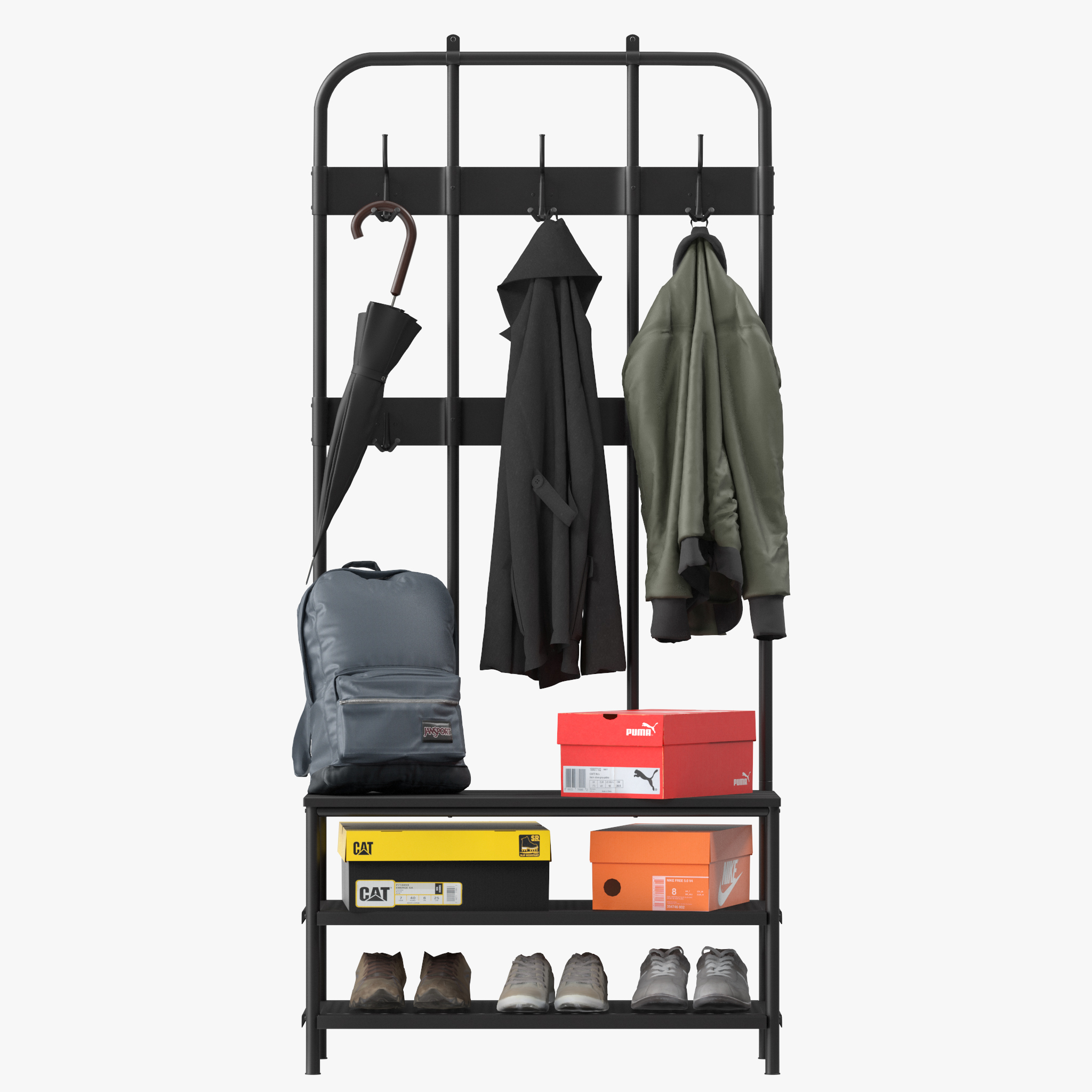 3D ikea pinnig coat rack TurboSquid 1277448