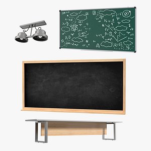 3D Classroom Furnishings Collection 2