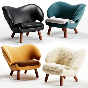 3D pelican chair