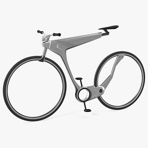 Futuristic Electric Bicycle 3D model