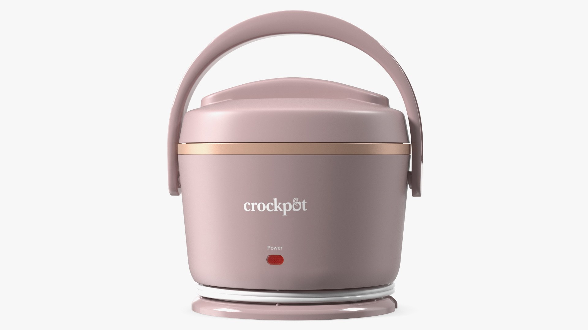 Heater Lunch Box Crockpot Pink 3D model preview