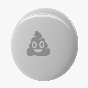 Apple AirTag Emoji Turd 3D Model