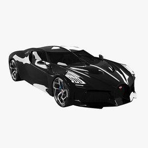 3D model Bugatti La Voiture Noire