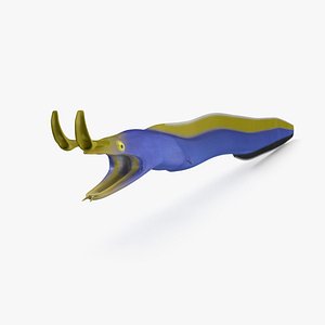 3D ribbon eel