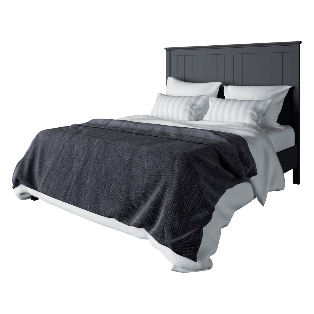 3D Bed Ikea Undredal TurboSquid 1414208