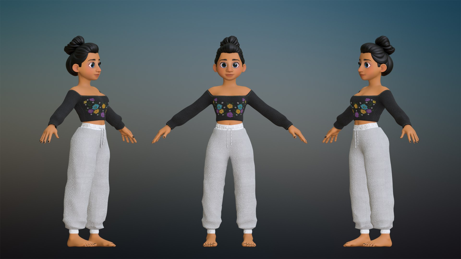 3D Chloe  Girl Cartoon Character https://p.turbosquid.com/ts-thumb/ms/JvDaA0/3W/third_eevee/png/1683796802/1920x1080/fit_q87/e292e911117f88ef35285f7919a229ef1b9b6c5f/third_eevee.jpg